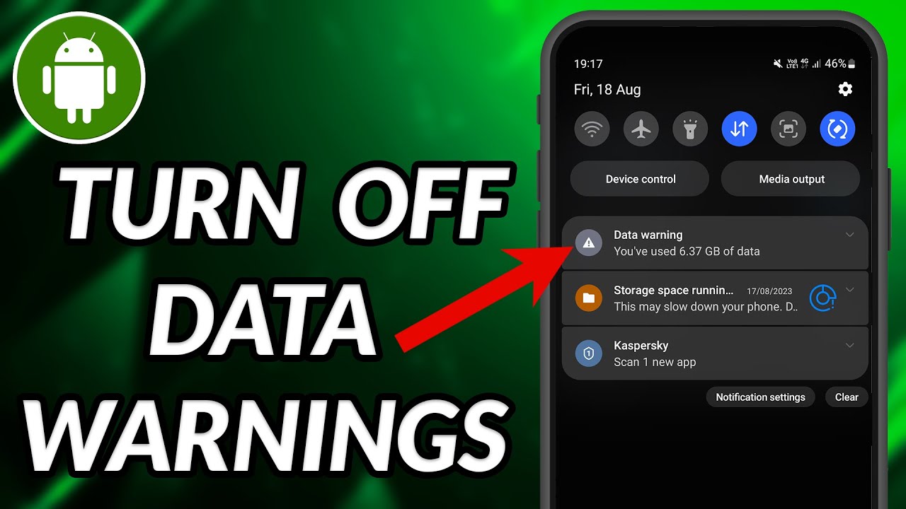 How To Turn Off Data Warning Notification In Samsung