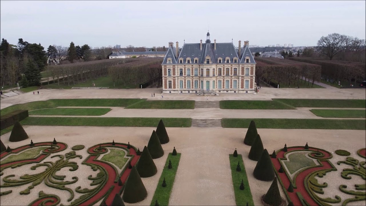 Le parc de Sceaux vu du ciel