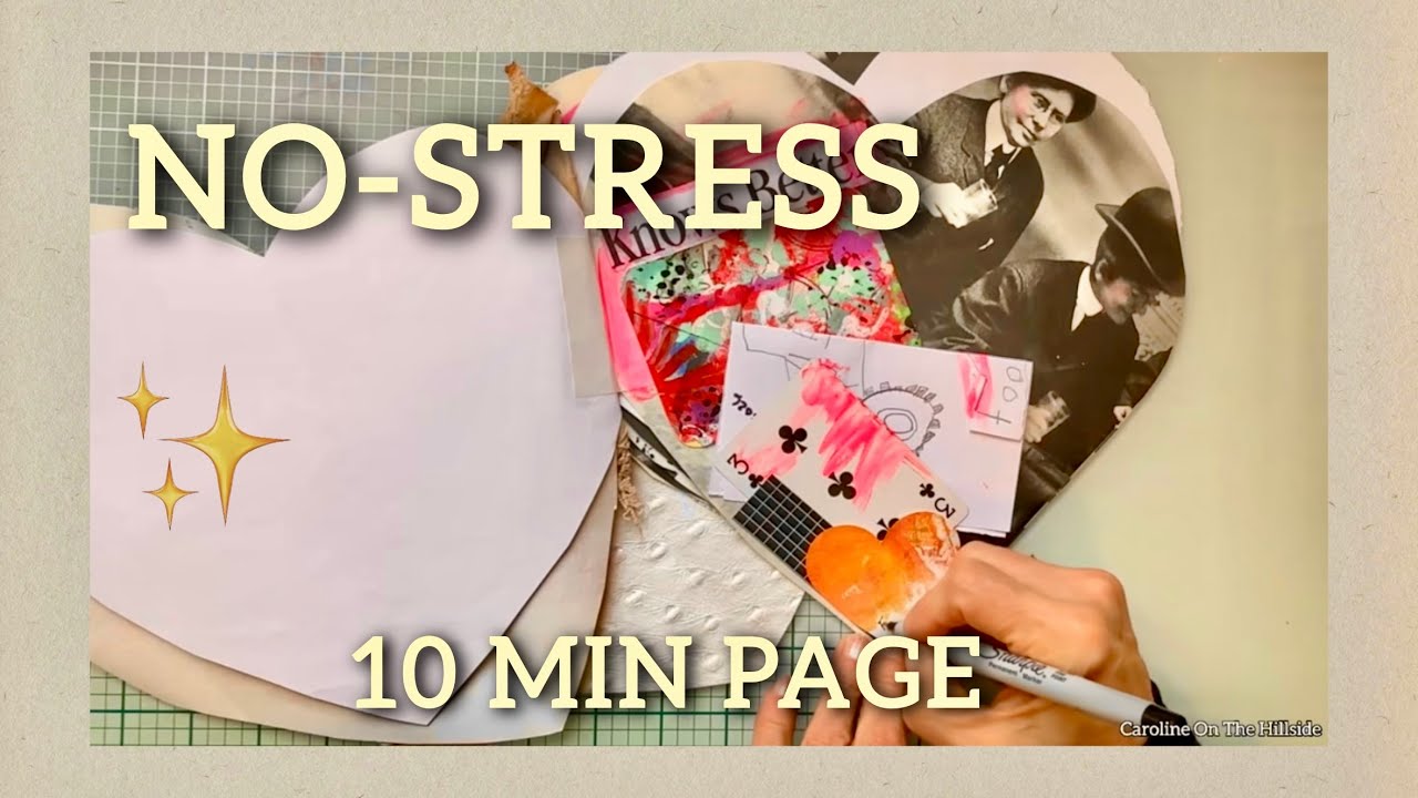 Quick and Easy (10 min) Junk Journal Page