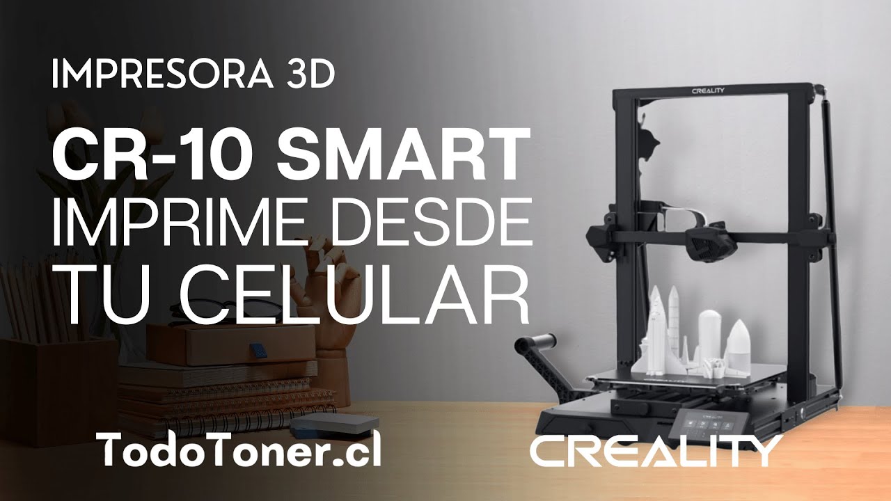 CR-10 SMART Creality  - IMPRIME Y MONITOREA DESDE TU CELULAR  - Impresora 3D - TodoToner ⚡