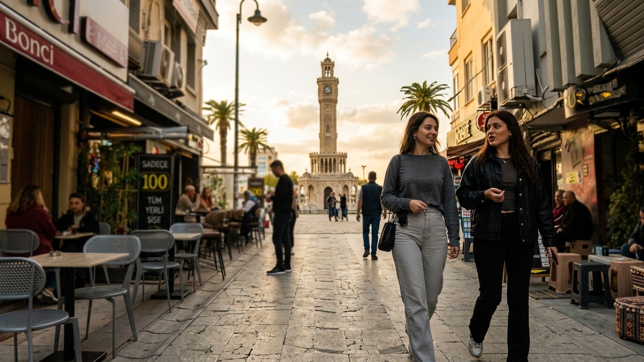 IZMIR CITY WALK • TÜRKİYE 4K 60FPS | POV RHYTHM OF THE STREETS | 3D AUDIO | NO TALKING | FLOW TV