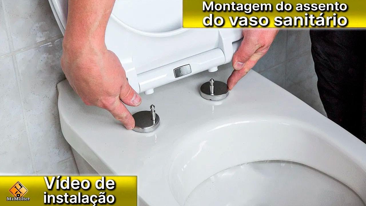 Como instalar assento sanitário com sistema de amortecimento - Tampa Celesto Dombach