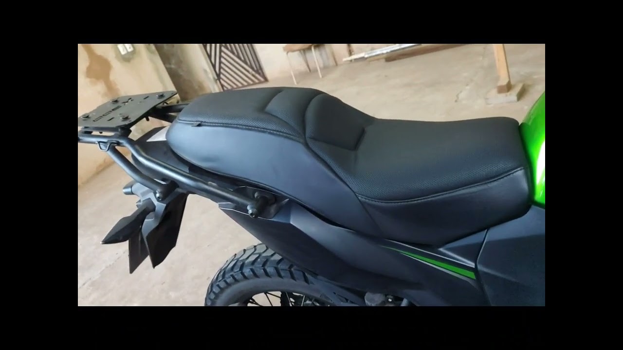 Coloquei uma capa no banco da Minha Dolores , Versys X 300, e Resolvi o Problema de Desconforto.