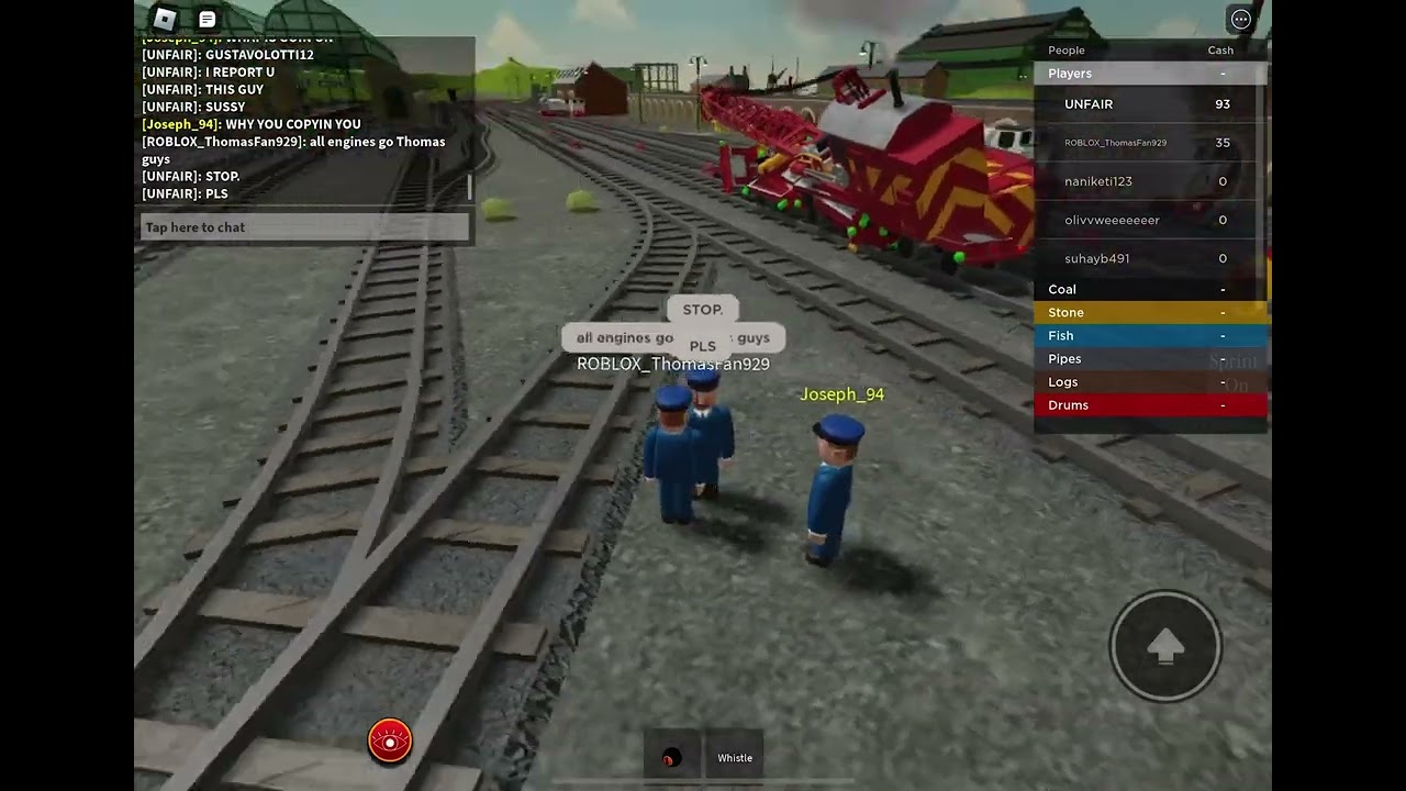 SOMEONE COPYING ME IN SODOR ONLINE GGYS PLS REPORT THIS GUY