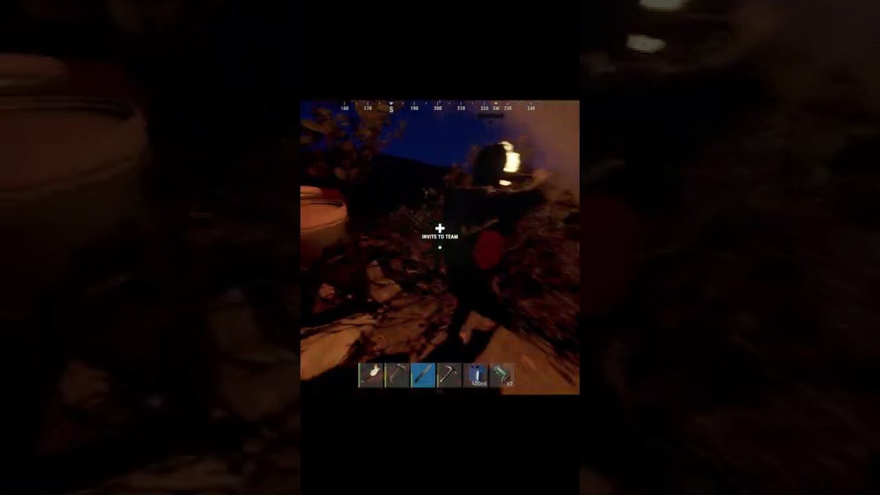 Im Dunklen einem Spieler auflauern Rust