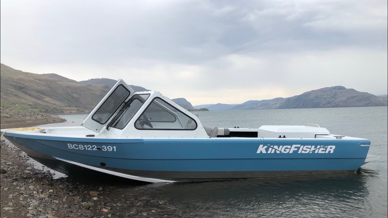 KingFisher River Jet Boat on Kamloops Lake And Some Bighorn Sheep