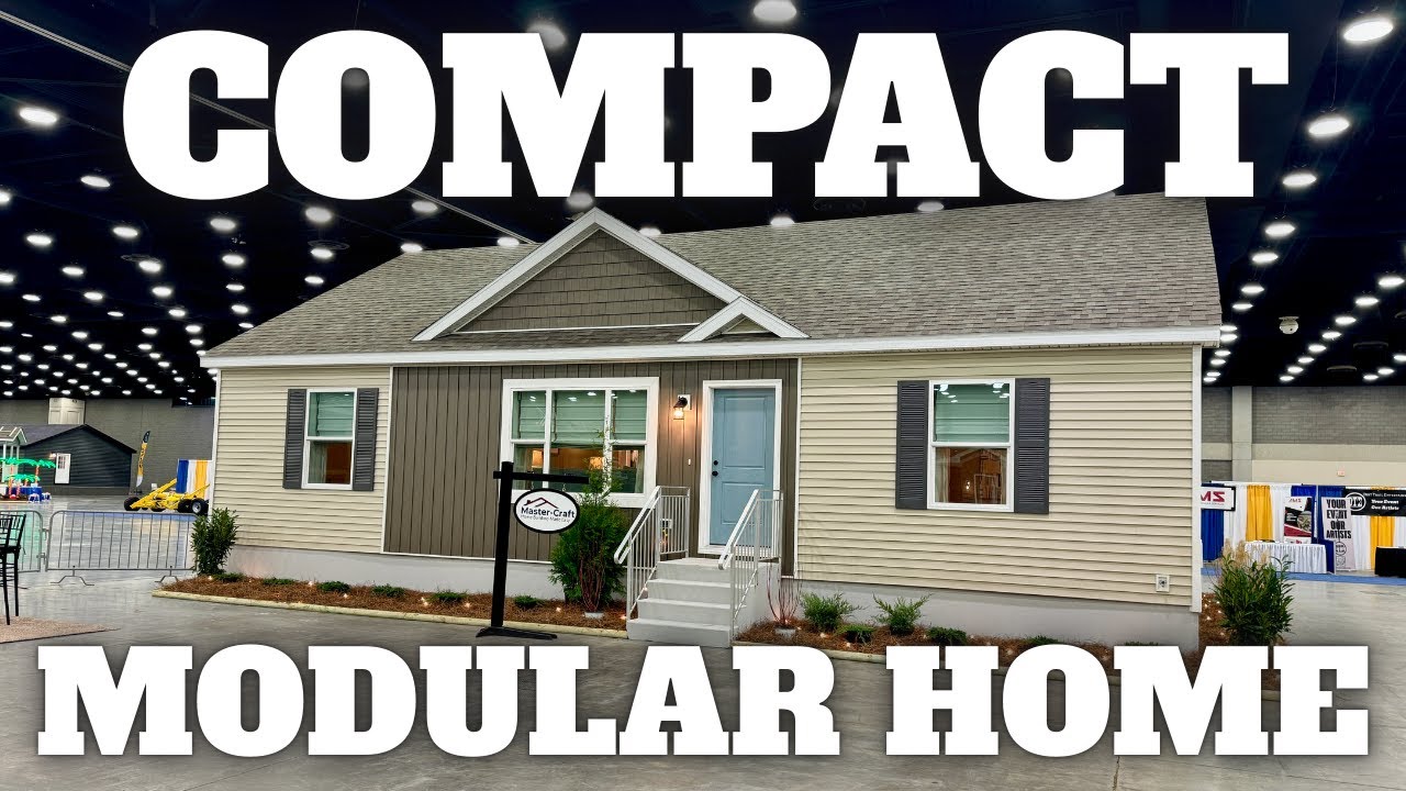 It's 2 STORY but SMALLER! This modular home is very APPEALING! Prefab House Tour
