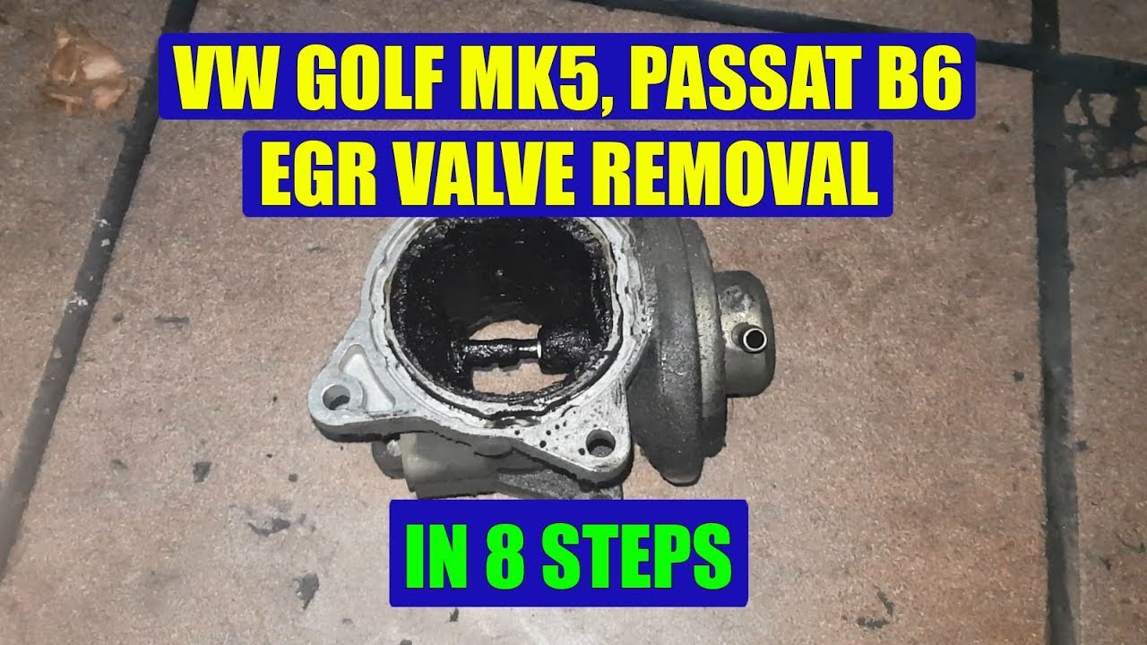 VW Golf MK5, Jetta, Passat B6, Touran, Skoda Octavia, Seat Leon 2.0 TDI EGR / Intake valve removal