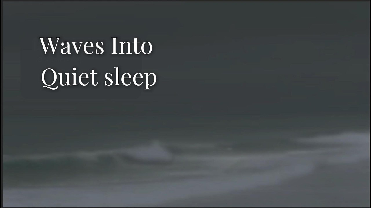 🌊파도가 고요 속으로 스며드는 곳 Where the Waves Fade Into Quiet