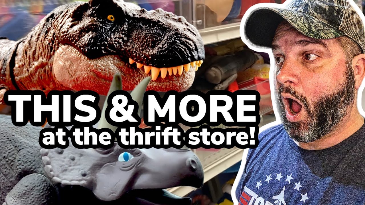 Vintage Toy Hunt! Star Wars, Jurassic World, Definitely Dinosaurs! #toyhunt #thriftwithme