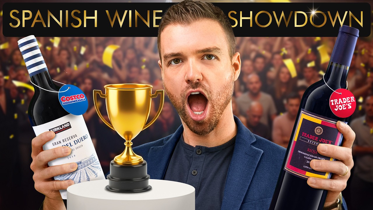 Costco vs Trader Joe's Spanish Red Wines | BUDGET WINE SHOWDOWN
