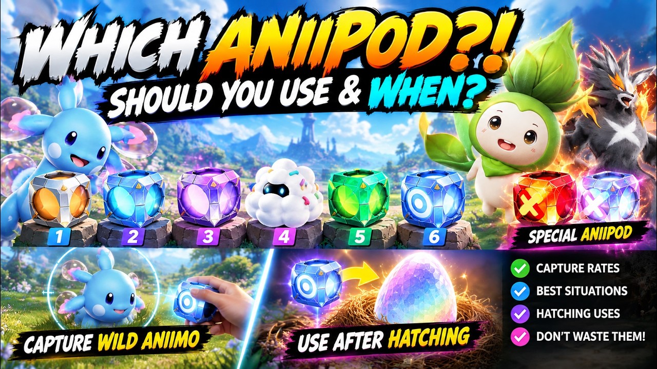 Which Aniipod Should You Use & When? | Aniimo Capture & Hatching Guide
