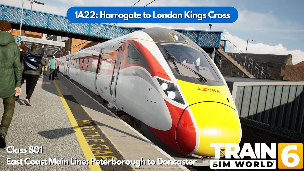 Class 801 | Harrogate to London Kings Cross | ECML: Peterborough to Doncaster