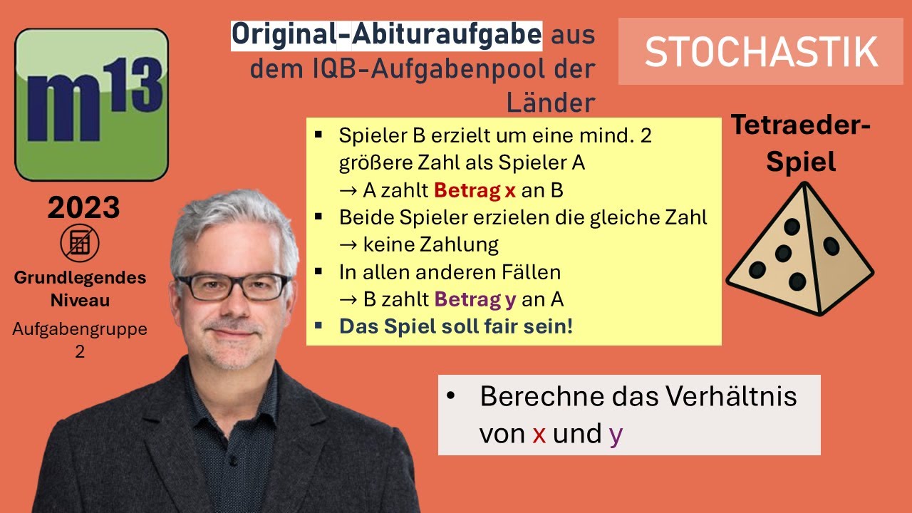 Abitur-Aufgabe: 2023 - STOCHASTIK - OHimi - grundlegendes Niveau - Aufgabengruppe 2