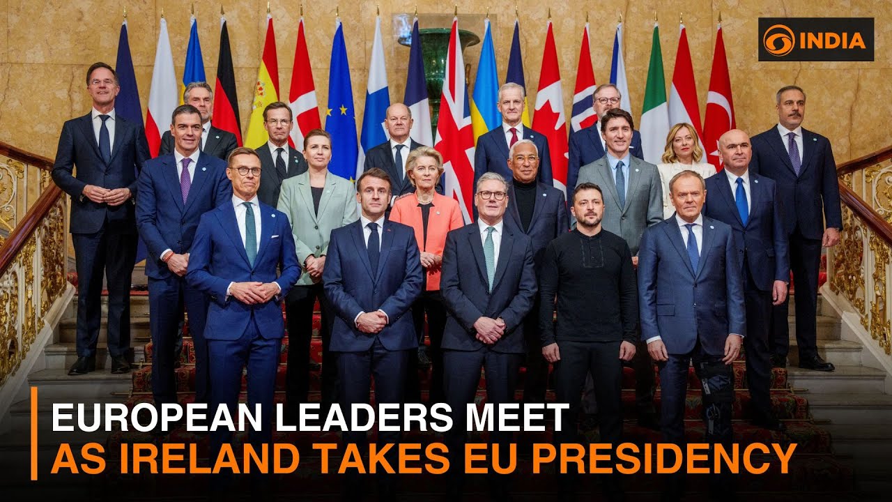 European Leaders Meet as Ireland Takes EU Presidency & more news | DD India Live