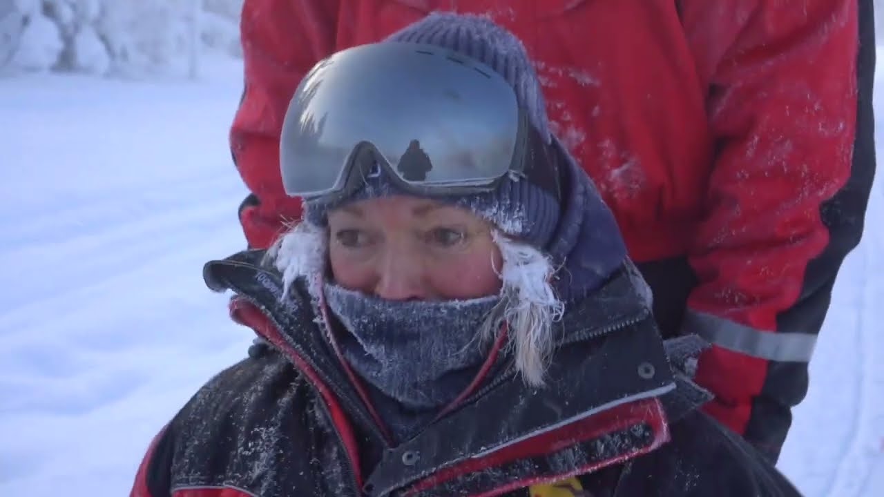 Stage 4 - Dog-sledding across the foothills of Pallas