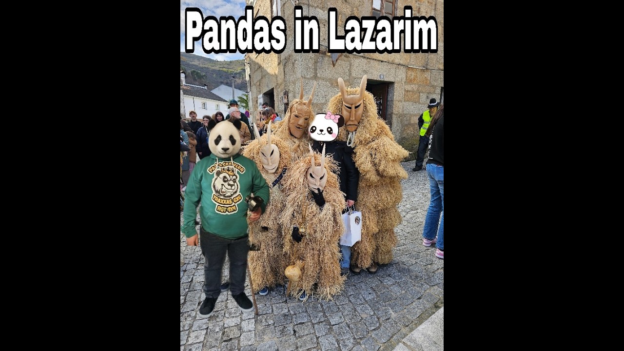 Pandas 🐼 e os Caretos de Lazarim 👺