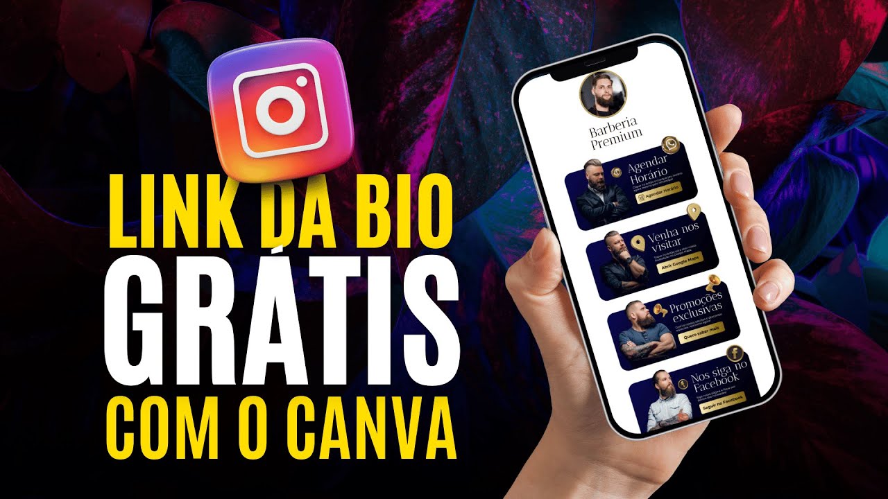 Como Criar um Link da Bio Incrível para Instagram com o Canva (Passo a Passo Rápido!)