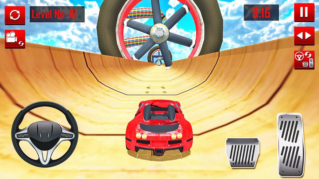 Mega Ramp Car Stunts 2021 - Impossible Racing Tracks 3D - Android Gameplay
