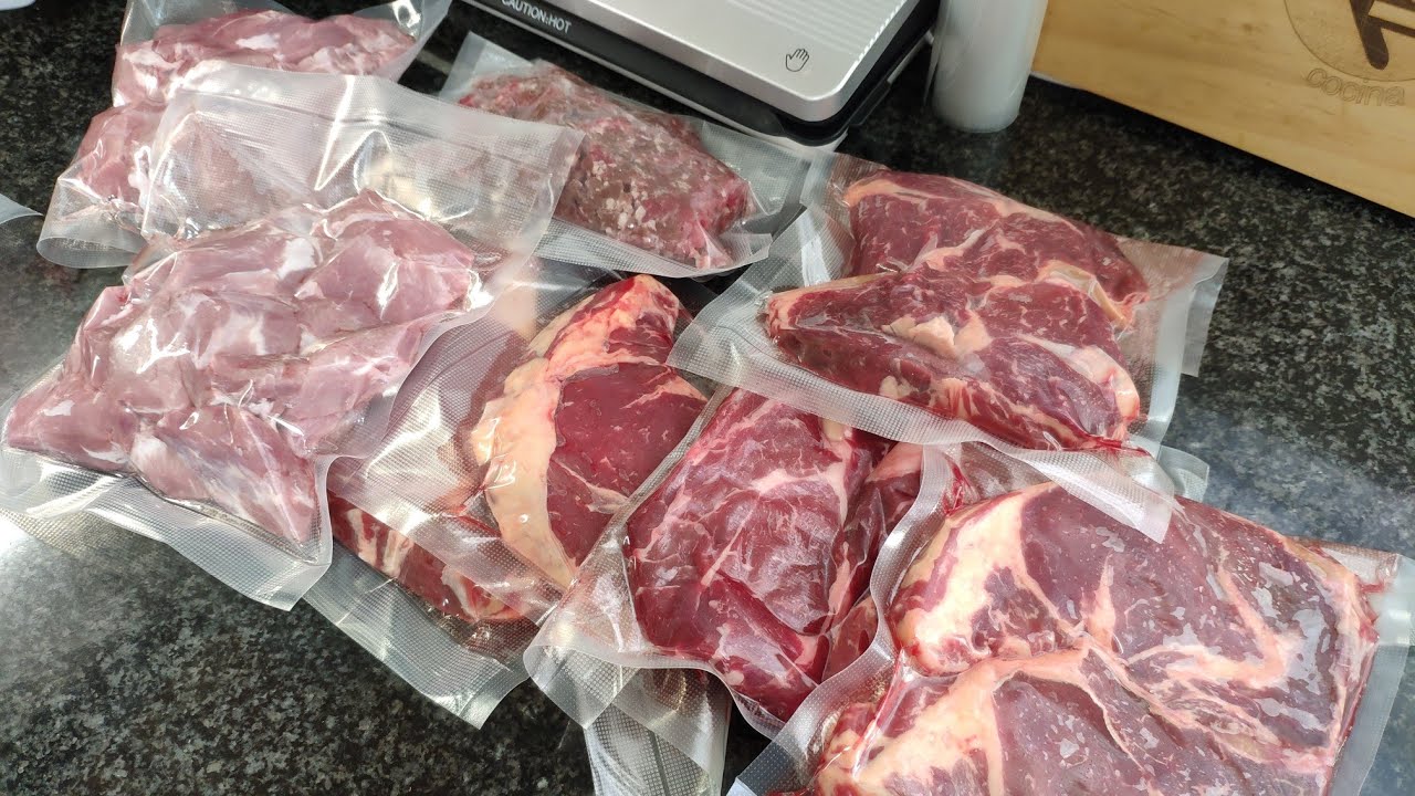 Consejos para envasar la carne al vacío 🥩