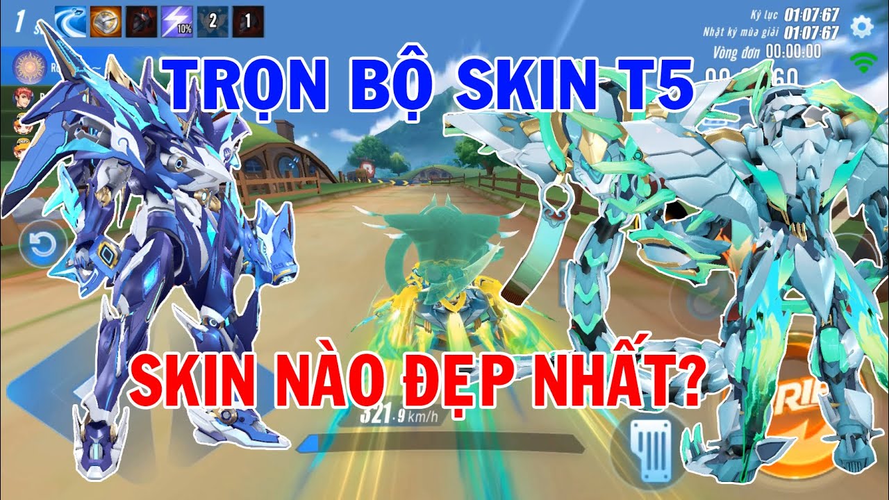 ZingSpeed Mobile | Trọn Bộ 5 Skin T5 - Bạn Thích Skin Nào Nhất