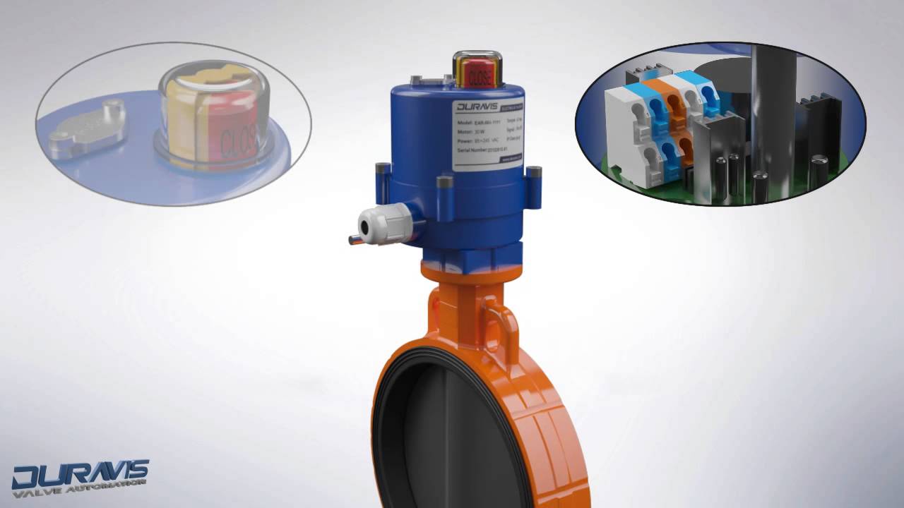 DURAVIS EAR-004 230VAC 40Nm Elektrik Aktüatörler Çalışma Prensibi (TR)