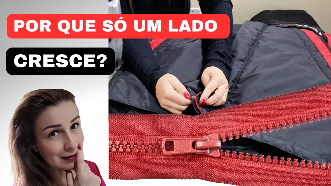 COMO COSTURAR O ZÍPER DA JAQUETA PARA NÃO CRESCER QUANDO VOCÊ ESTÁ COSTURANDO? AQUÍ ESTÁ O SEGREDO