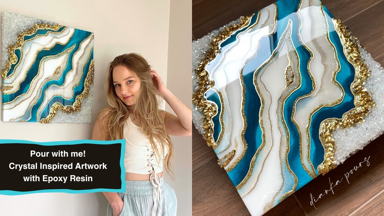 Создание украшения CROWNS JEWEL — ручная работа из эпоксидной смолы от Дианки Поурс