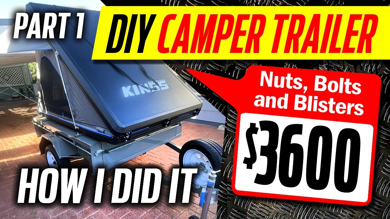 NEW DIY Camper Trailer for just $3600 🤯 (Full Build, Weights & Costs!) Camping Western Australia