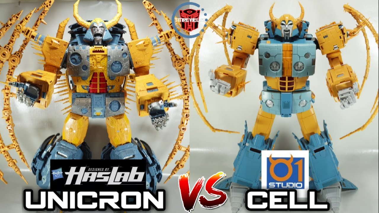Сравнение: Haslab Transformers WFC Unicron VS 01 Studio Cell
