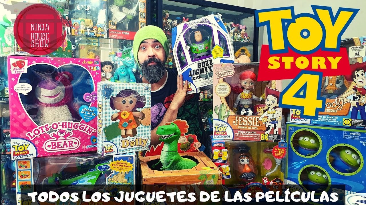 TODOS LOS JUGUETES DE TOY STORY 1-2-3 y 4?