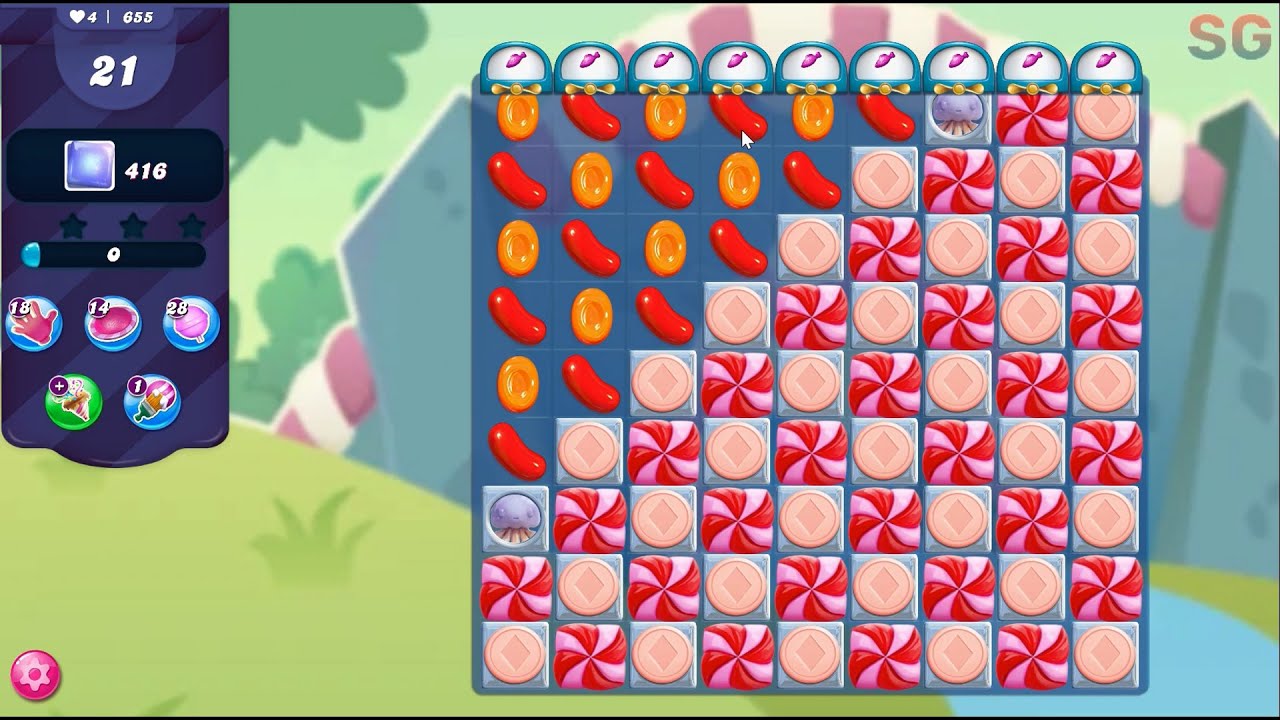 Candy Crush Saga Level 655 (No Boosters)