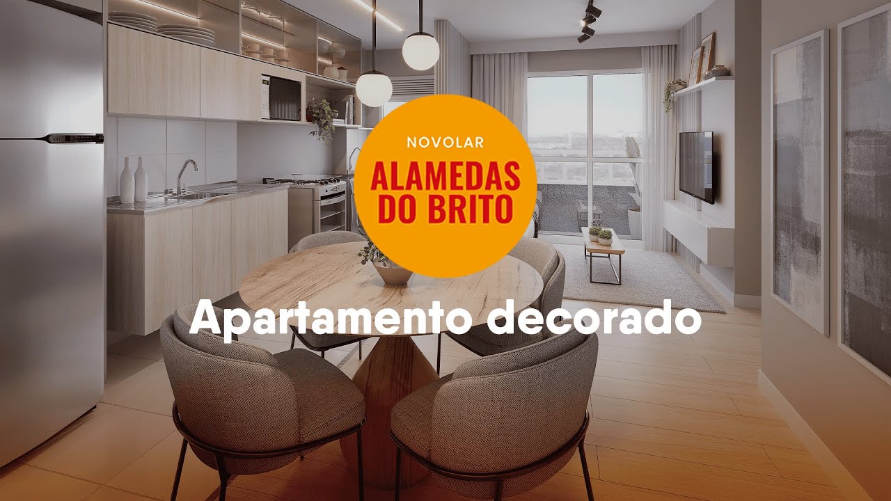 Novolar Alamedas do Brito | Apartamento decorado