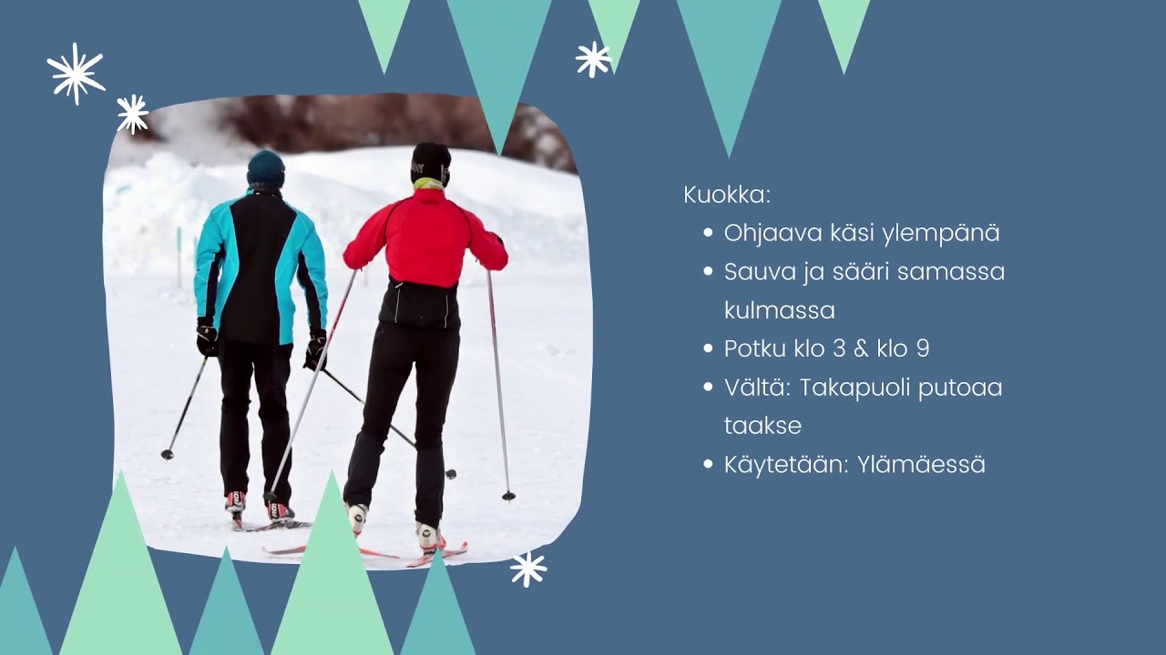 Vapaan hiihdon tekniikka