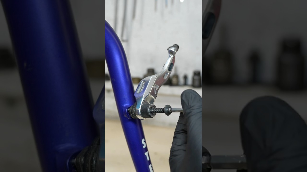 Installing some proper old-school V-brakes