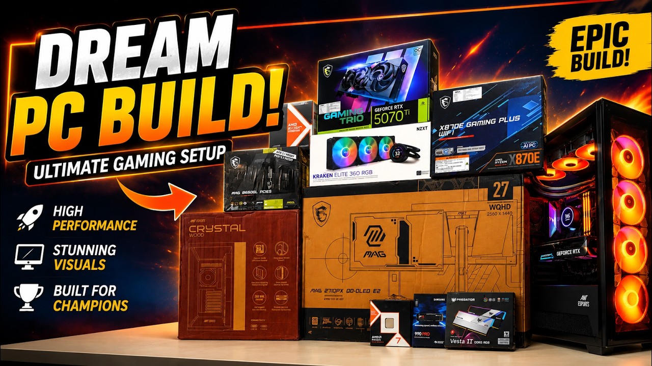 Ultimate Gaming Desk Setup | My Dream Pc Setup!