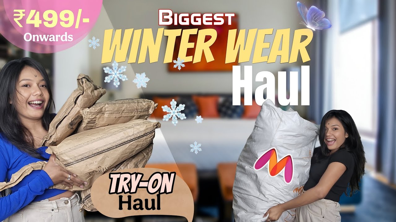 Affordable & Trendy Winter Wear Haul❄️ | Myntra Finds Under ₹999🔥😮 | Anshu Mahato ||