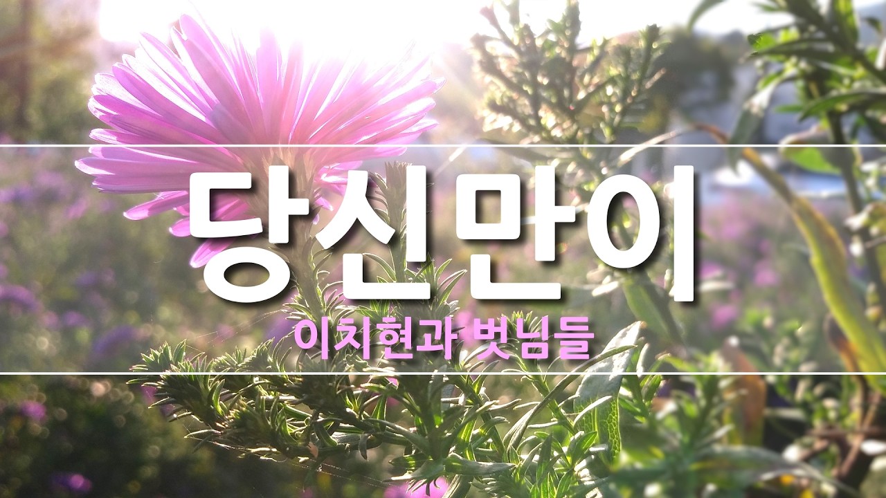 당신만이 - 이치현과 벗님들 #통기타Cover