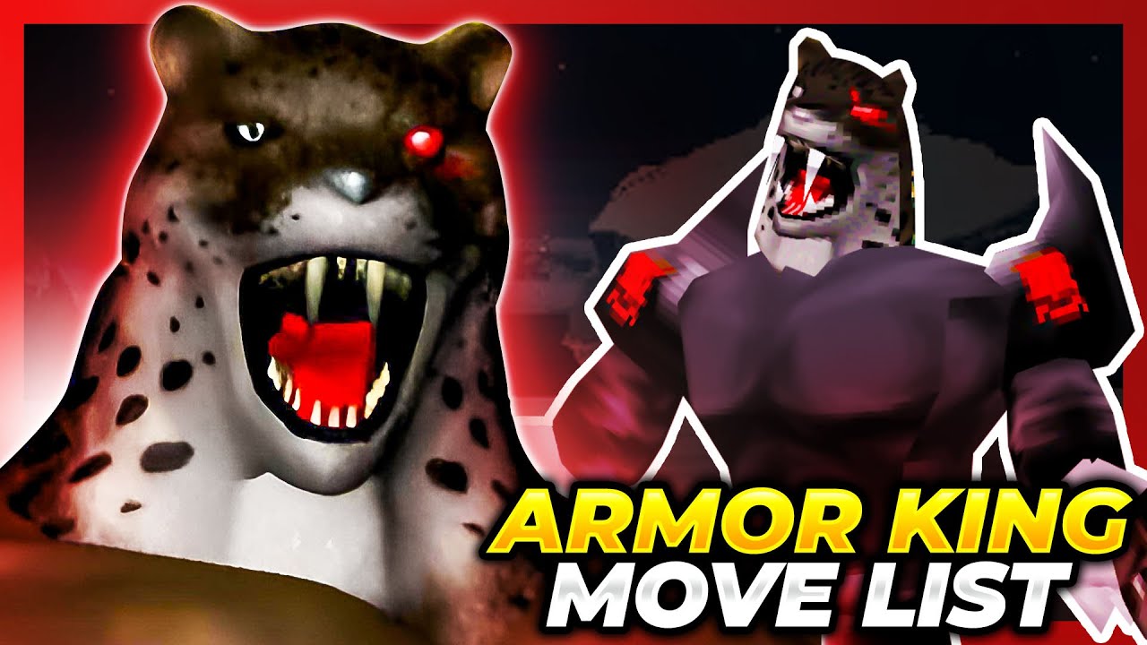 ARMOR KING MOVE LIST - Tekken 1