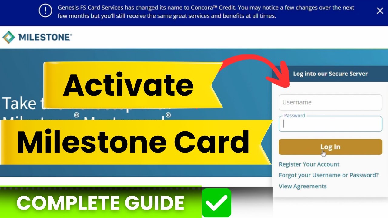 Milestone Credit Card Activation Tutorial | MilestoneCard.com/Activate