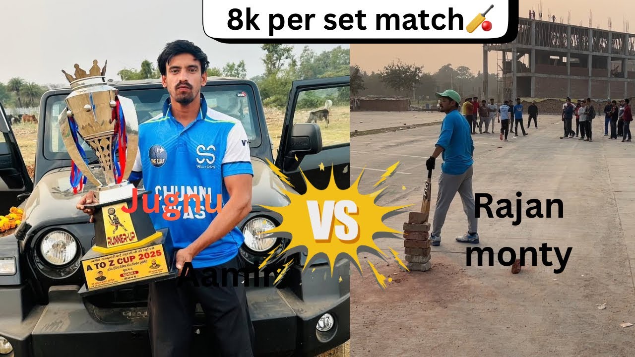 Jugnu 🆚 Rajan , Monty / 8k per set match🏏 / #tenniscricketgurgaon #tenniscricket #tennis 