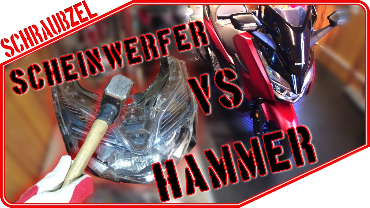 Honda Forza Scheinwerfer 😲🔨 jetzt zerlegen wir das Ding !!! 🤗