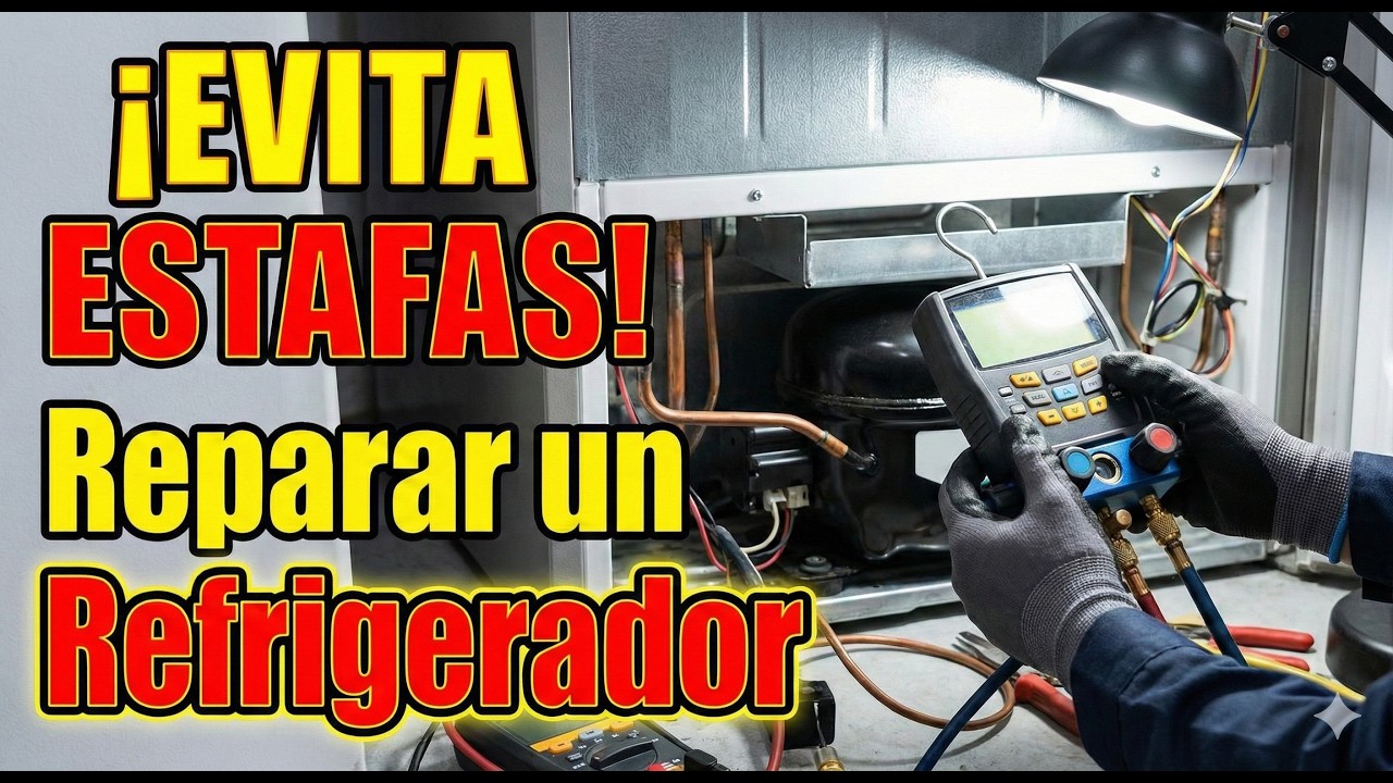 HAZLO TU MISMO | Cómo revisar y reparar refrigerador congelador nevera sin estafas o mala reparación