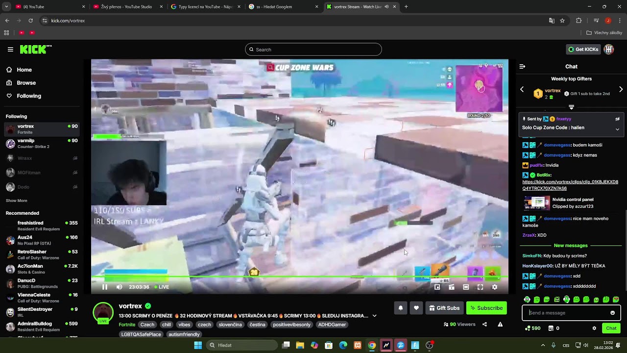 🔴Fortnite🕹️🔥I VORTREX SCRIMY I