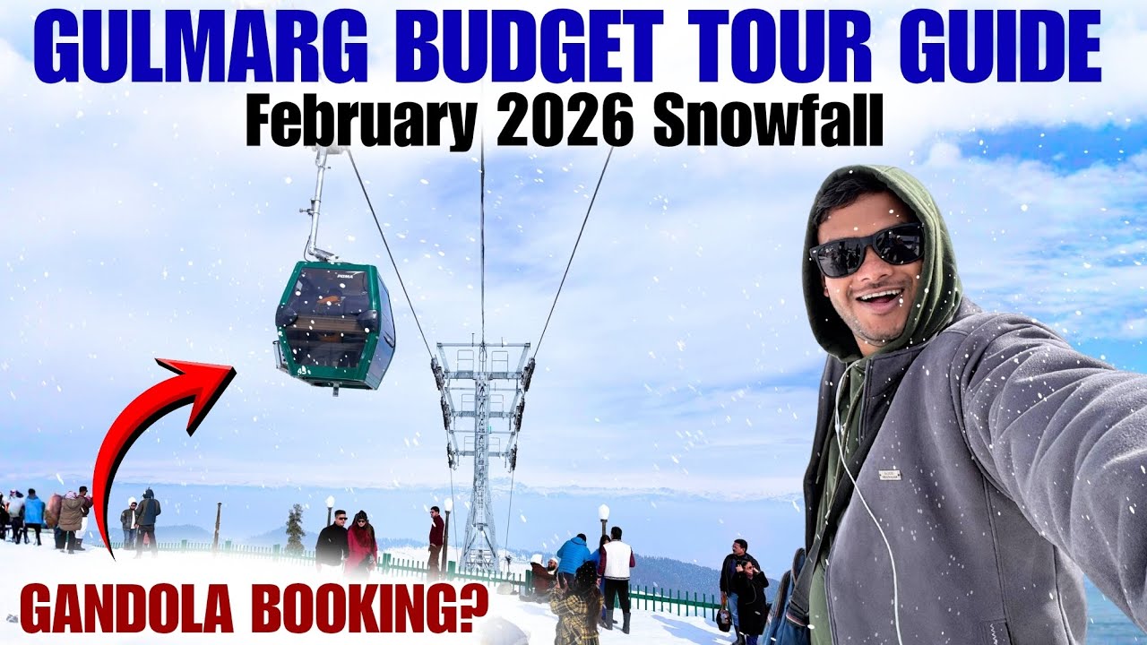 Gulmarg Kashmir Complete Tour Guide | Srinagar To Gulmarg Budget Trip | Live Snowfall Update 2026