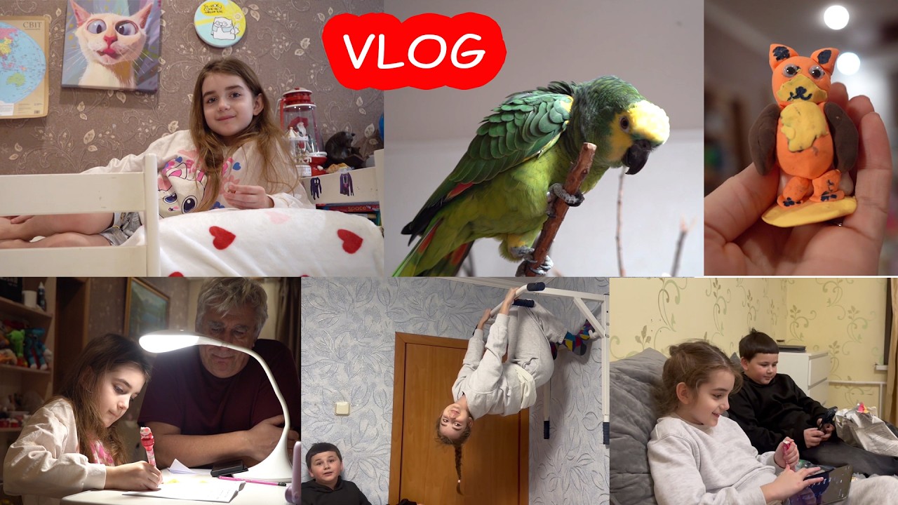 VLOG Алиса и Ярик на ночёвке у Кати