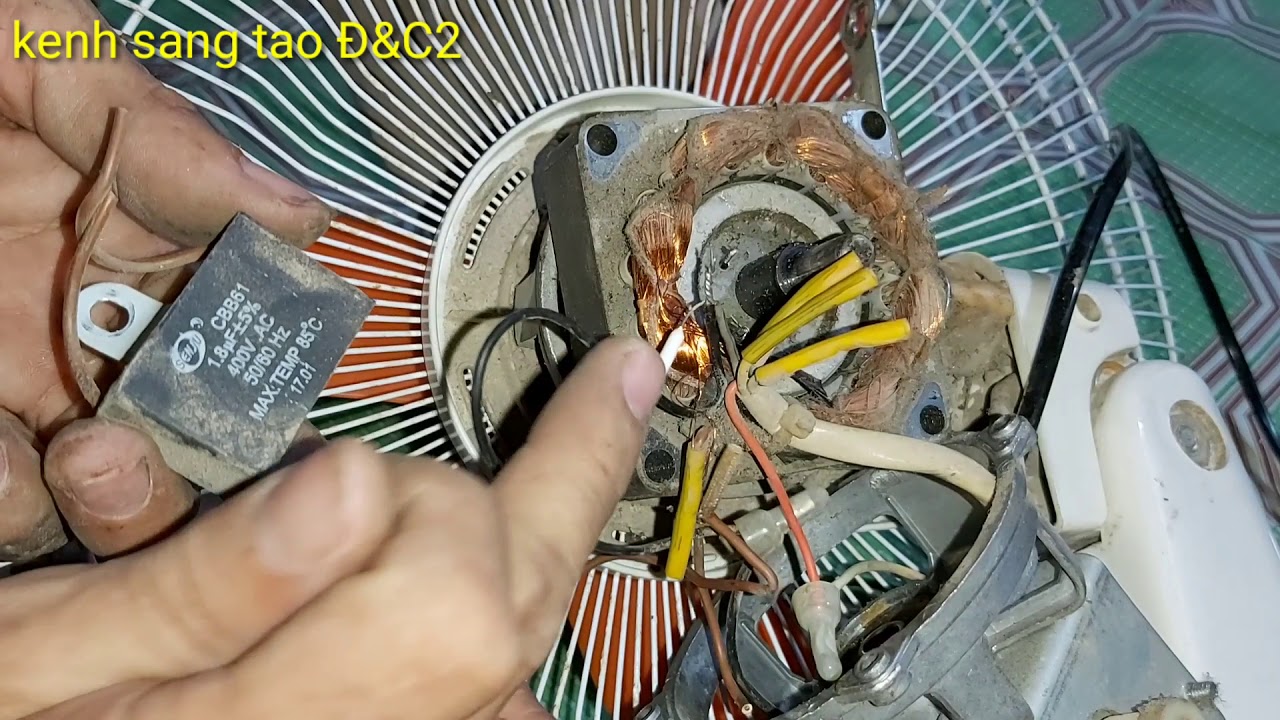 Sửa quạt hư cầu chì nhiệt và hư tụ