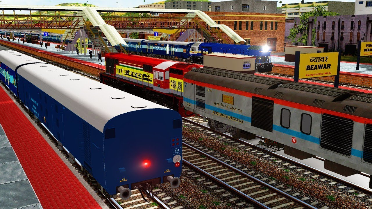 Part 02 II Shri Mata Vaishno Devi Katra - Ahmedabad Express Arriving & Departure From Ajmer Junction