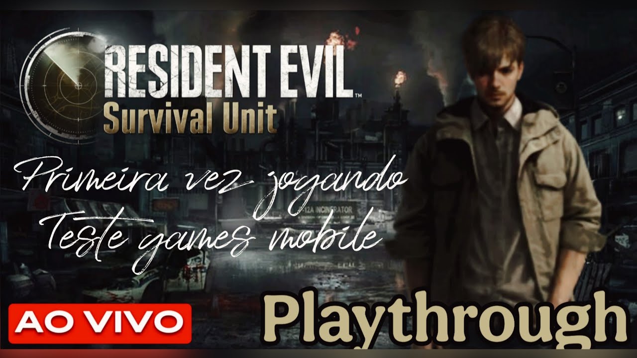 Resident Evil Survival Unit - Jogando pela primeira vez (Live)