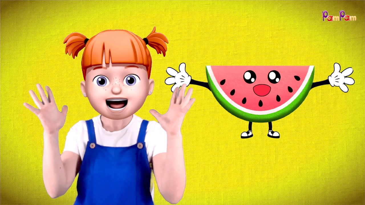 Karpuz Adam - Meyveleri Öğreten Çocuk Şarkısı - Pam Pam Çocuk Şarkıları